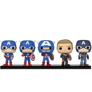 Funko Marvel Captain America Year of The Shield 5 Pack Gift Set NEW